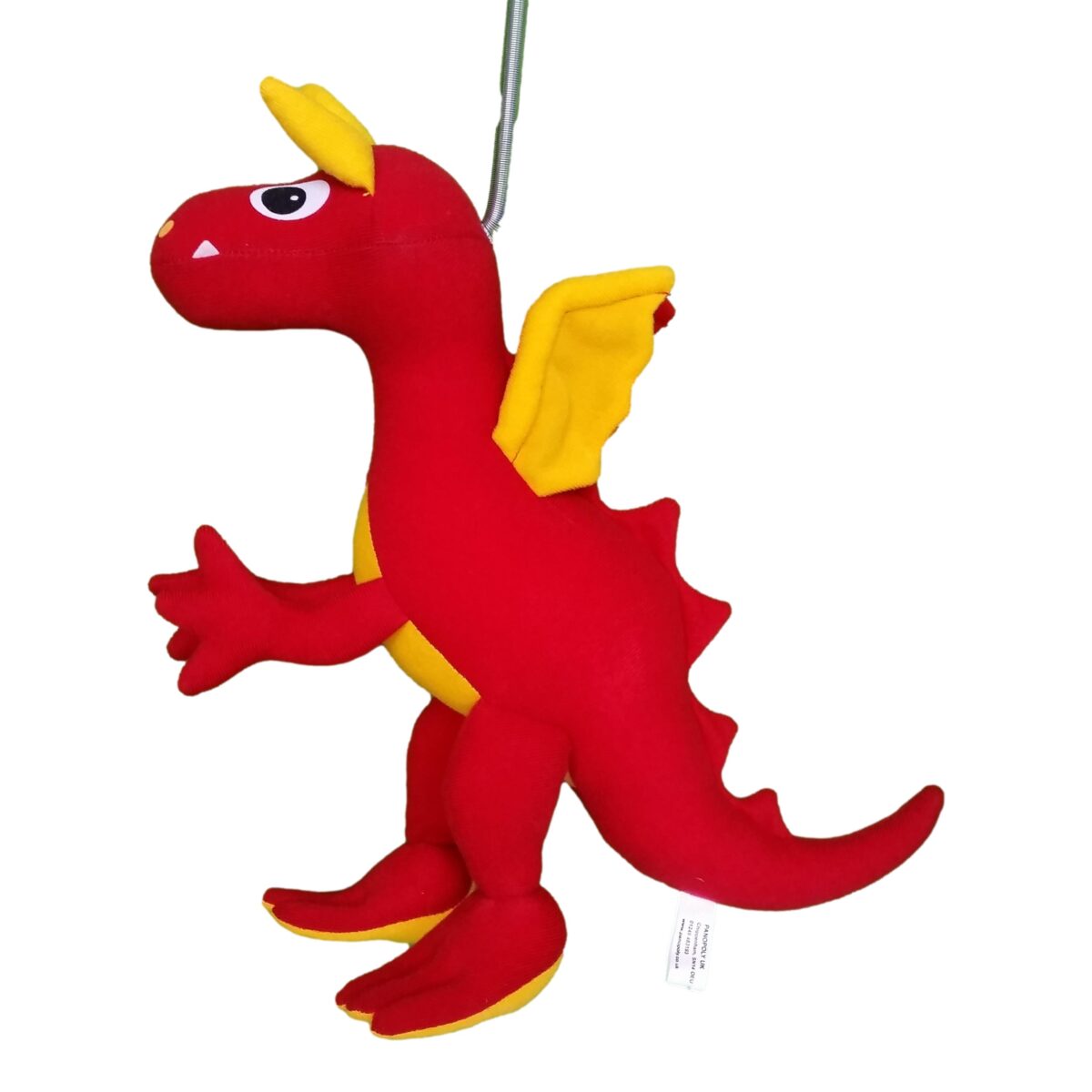 Springy Red Dragon Panopoly Animal Mobile distraction for babies young children