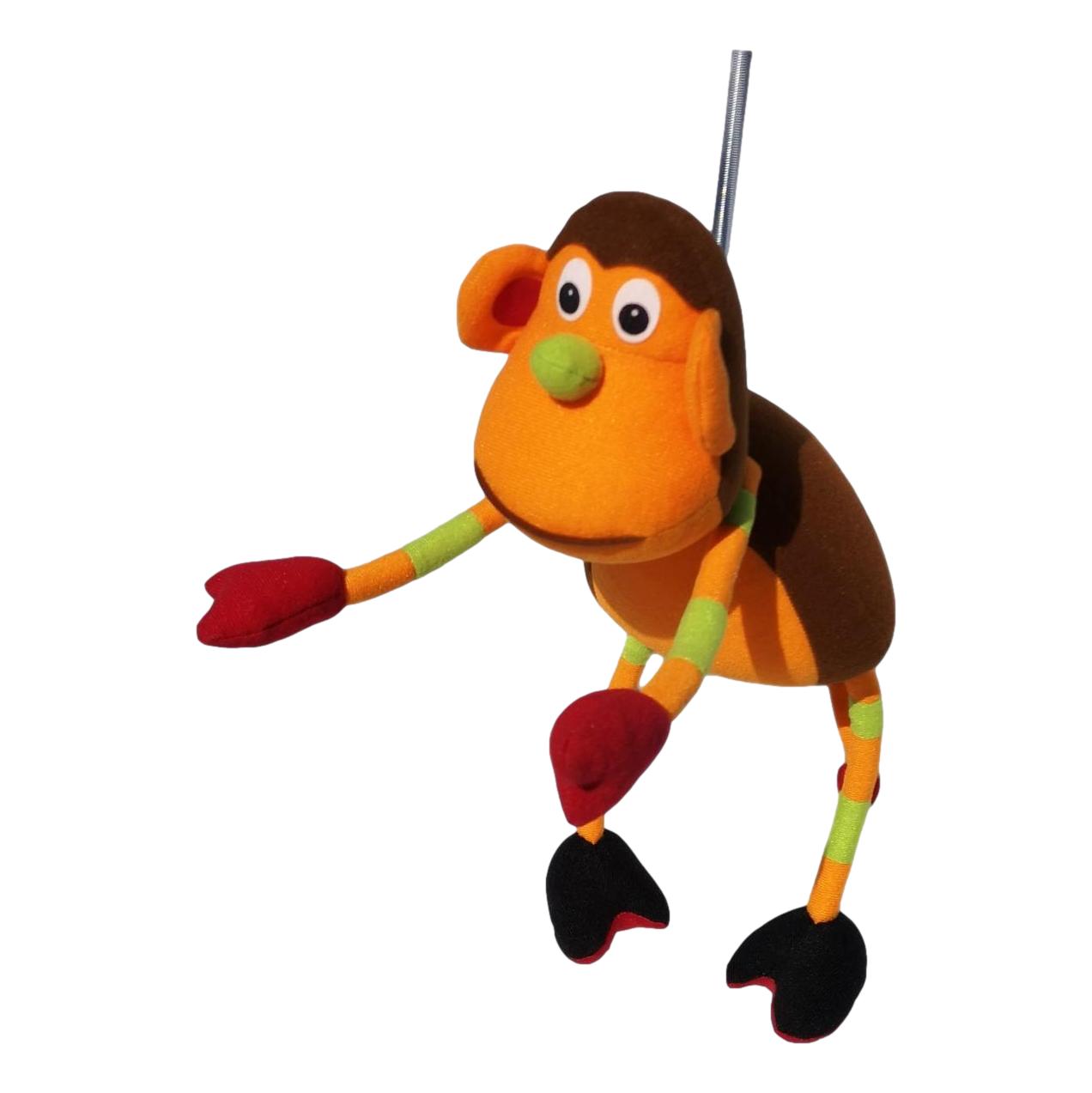 Springy Monkey Panopoly Animal Mobile distraction for babies & young children