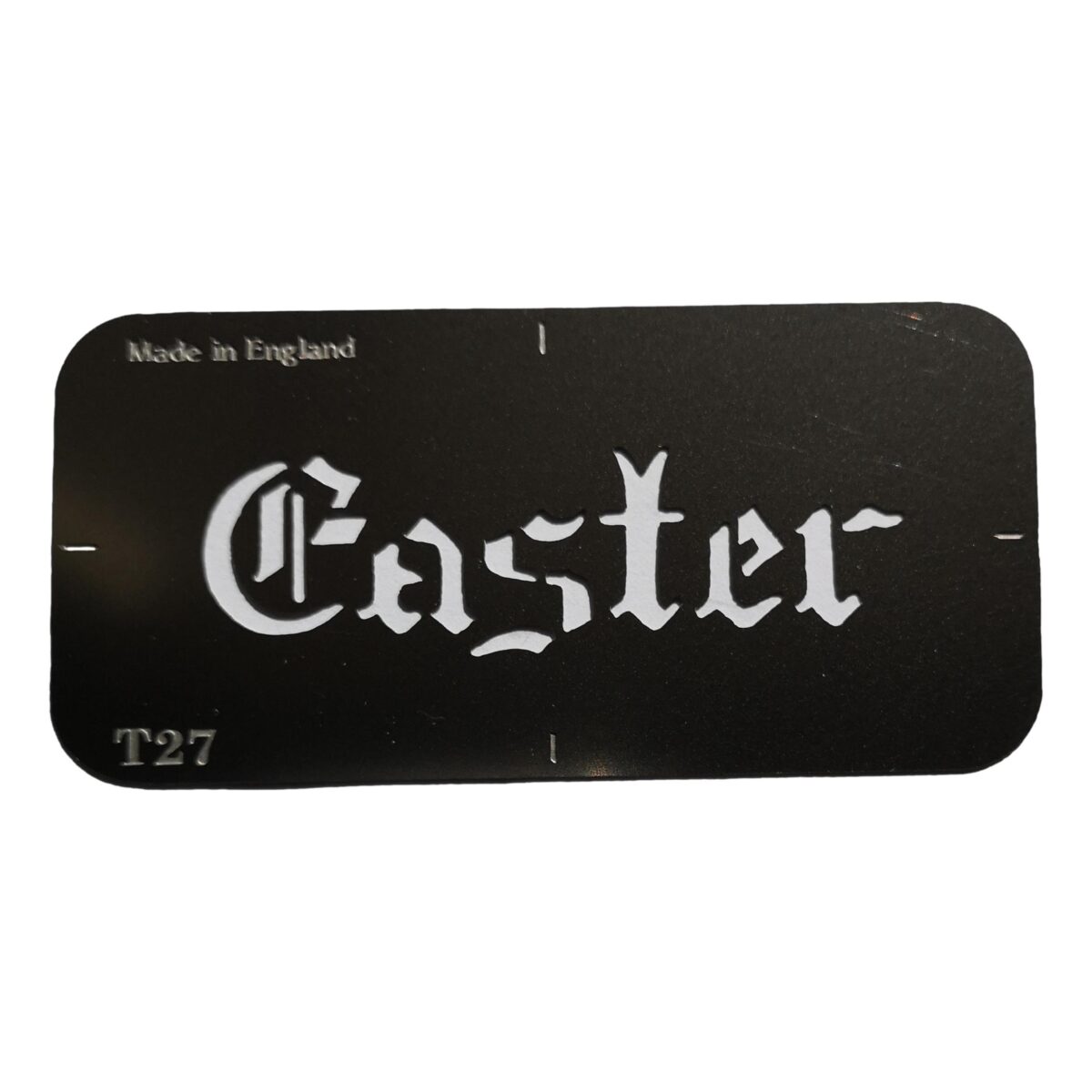 Stainless steel T27 Easter cake decorating / card making stencil