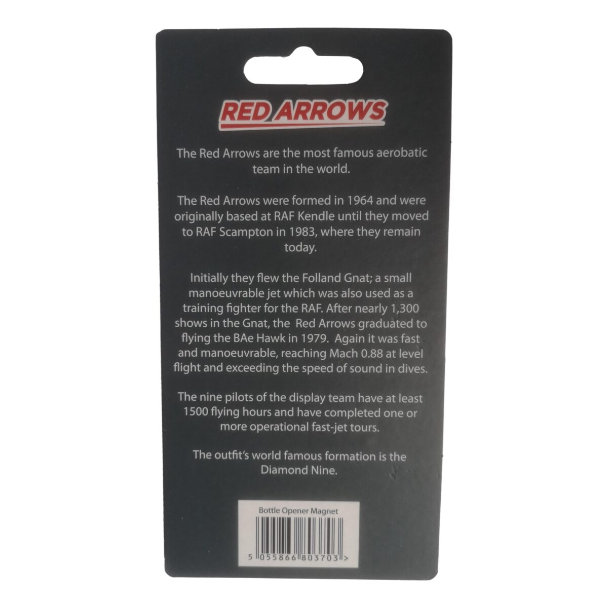 Royal Air Force Red Arrows BAe Hawk RAF bottle opener fridge magnet - Image 3