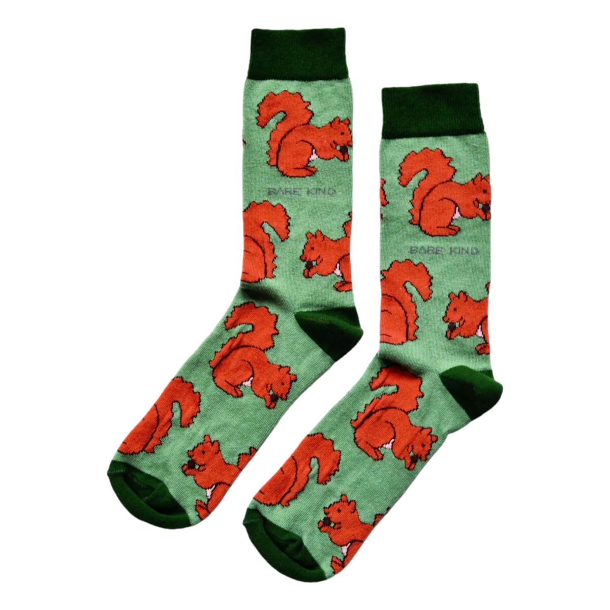 Save The Red Squirrels Unisex Novelty Ankle Socks Adult One Size