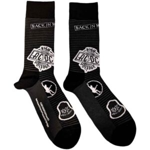 AC/DC Icons Black Unisex Adult Ankle Socks