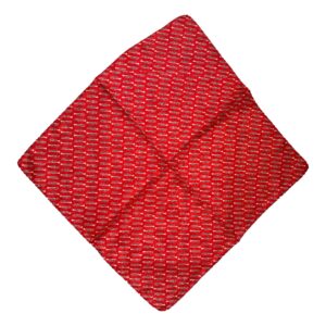 Small Trumpets 100% Polyester Red Pocket Handkerchief