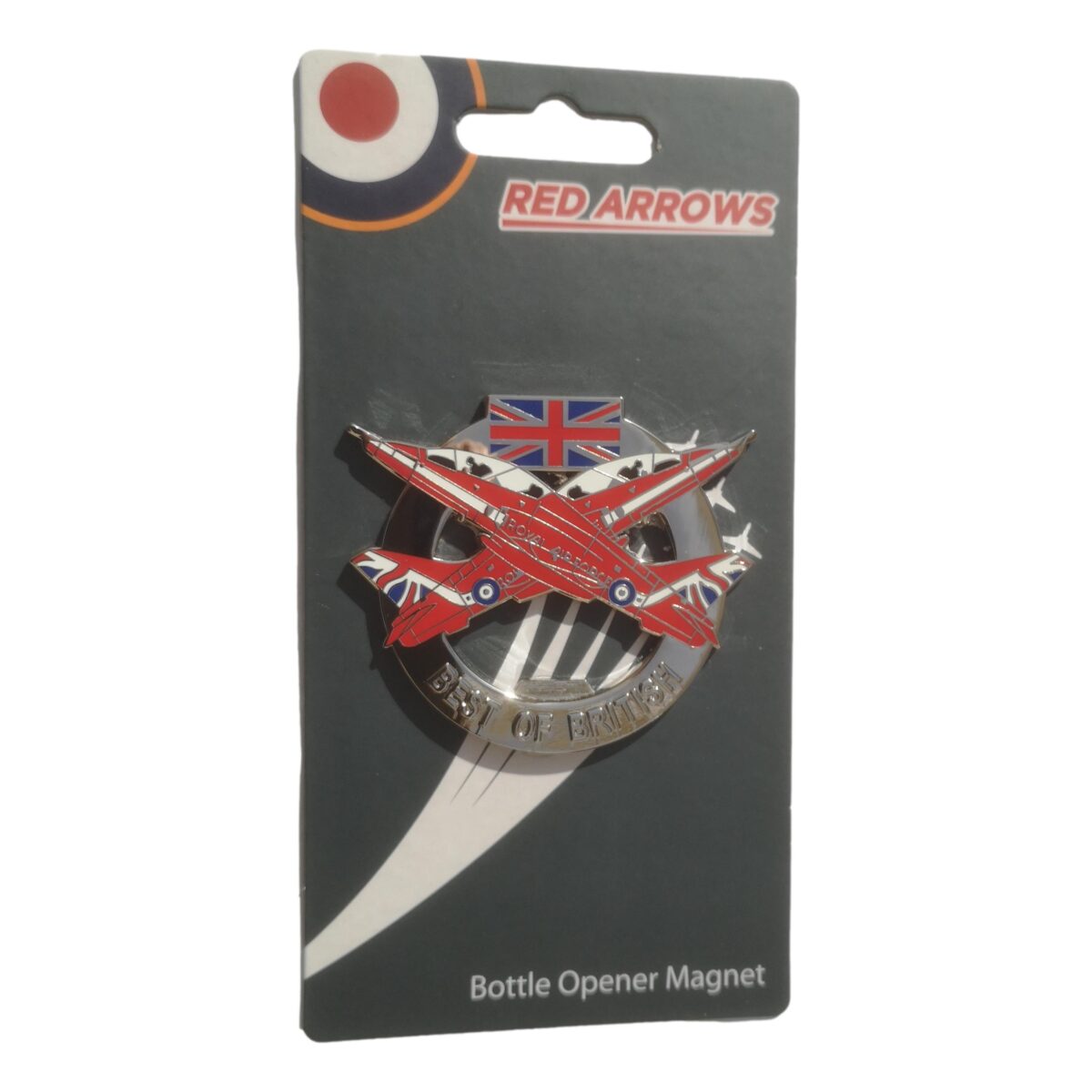 Red Arrows BAe Hawk RAF bottle opener fridge magnet - Image 2