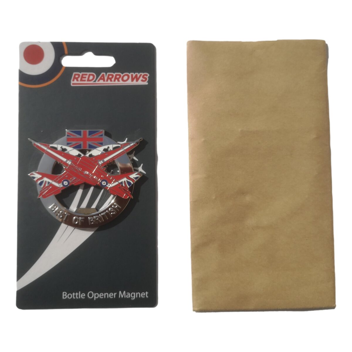 Red Arrows BAe Hawk RAF bottle opener fridge magnet - Image 4
